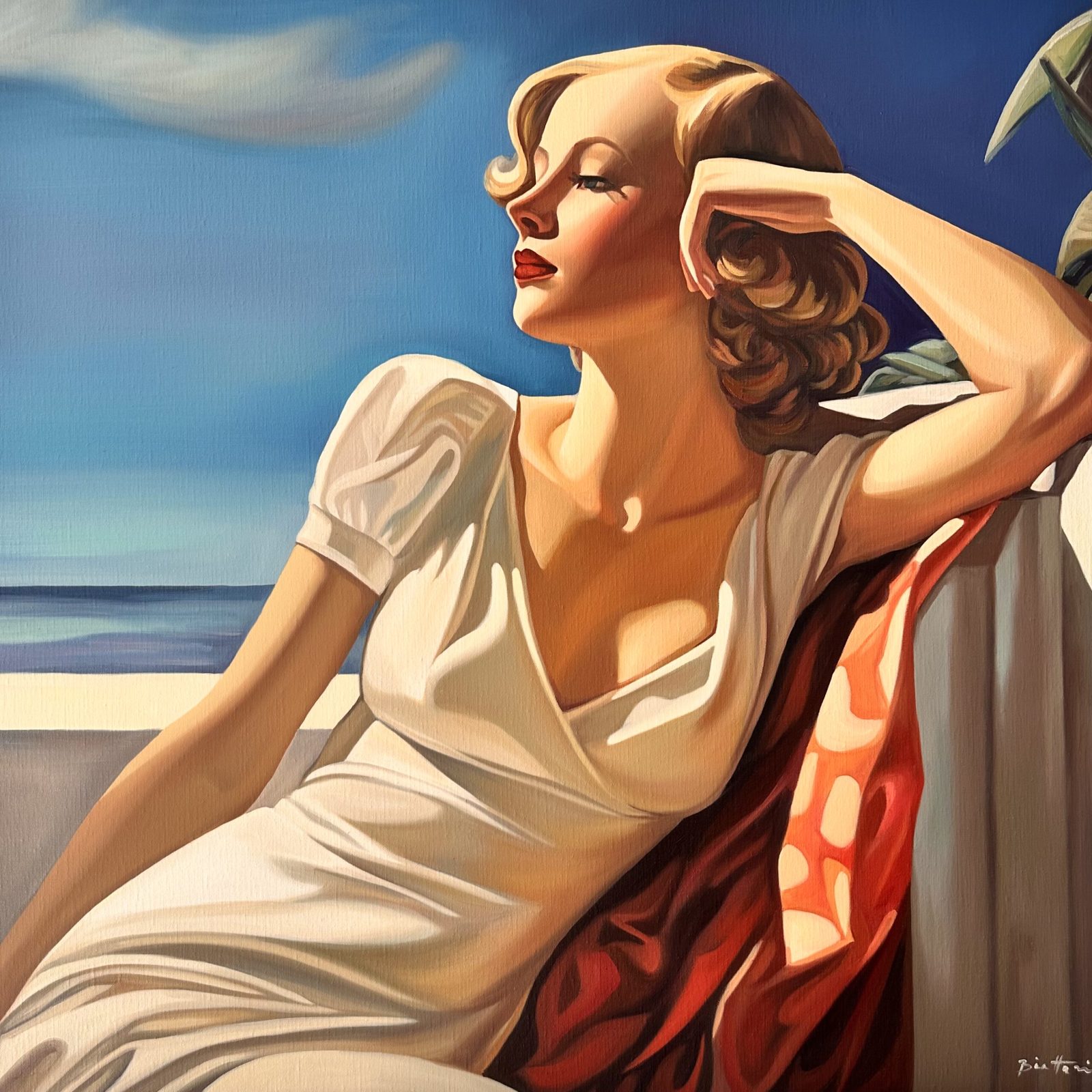 Les Terrasses — painting by Irina Biatturi