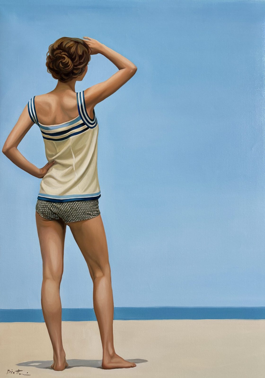 Ce que la Mer ne dit Jamais… — Huile sur toile, 100 × 73 cm, 2026