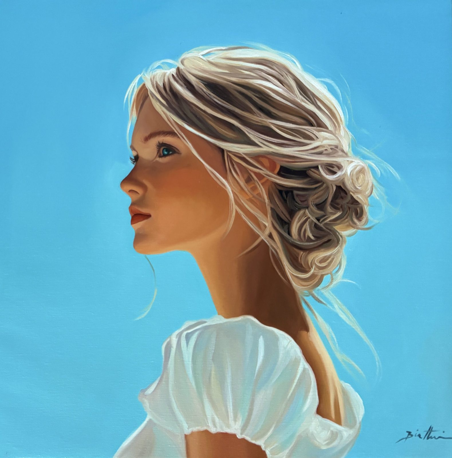 My Primavera — Huile sur toile, 60 × 60 cm, 2026