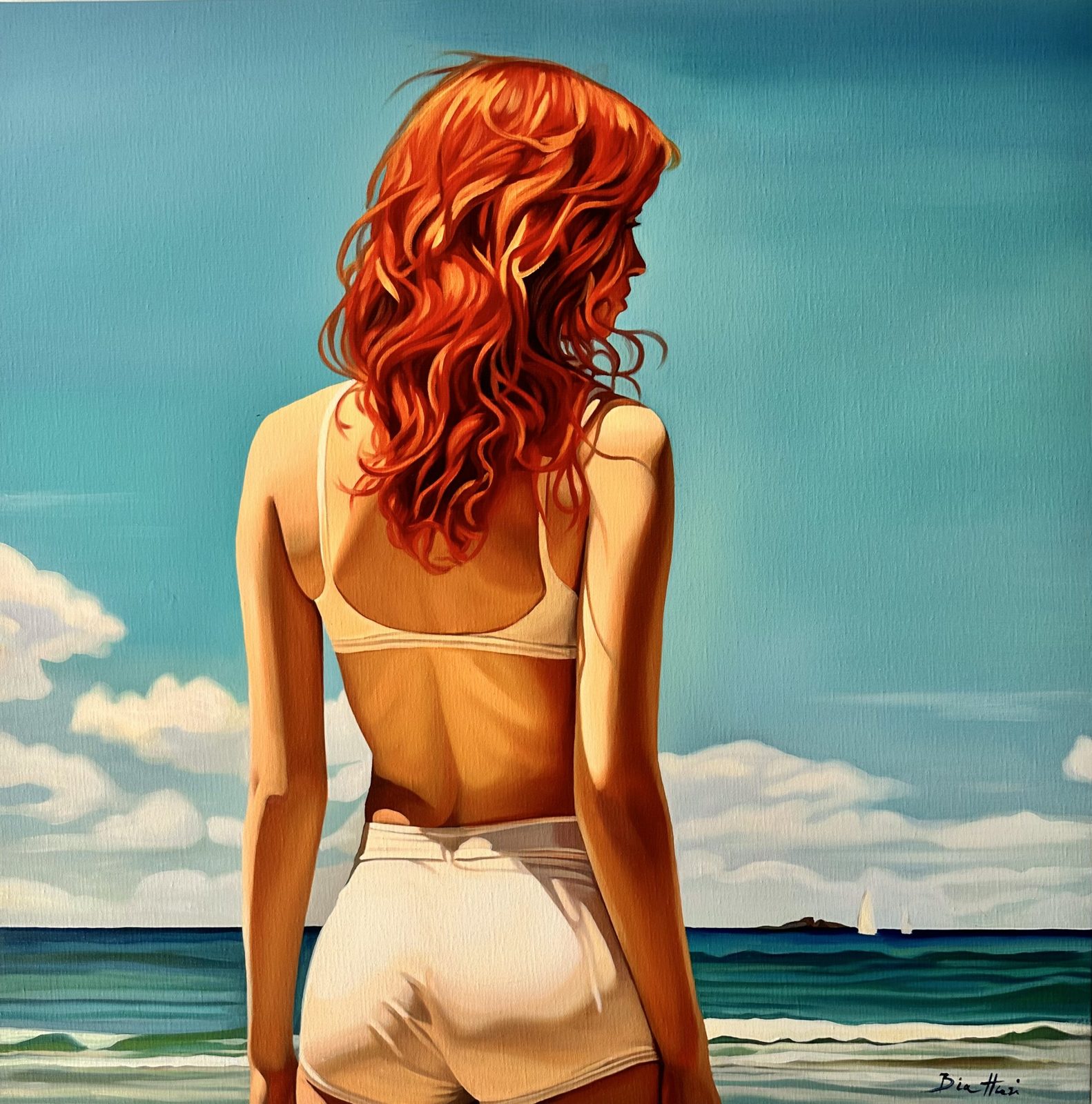 Les Nageurs — œuvre 4, Irina Biatturi