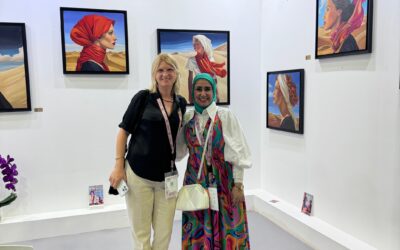 Irina Biatturi at World Art Dubai 2024 – Best European Artist Award